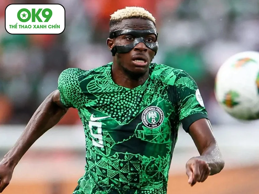 Osimhen chờ tỏa sáng rực rỡ trong trận Nigeria vs Gabon kịch tính.
